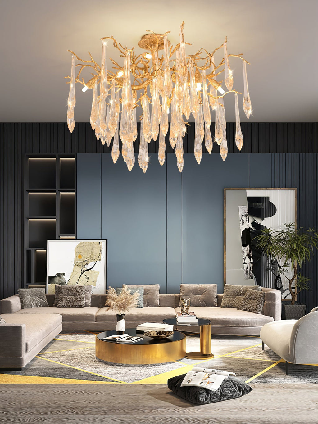 Glamour Glaze Chandelier