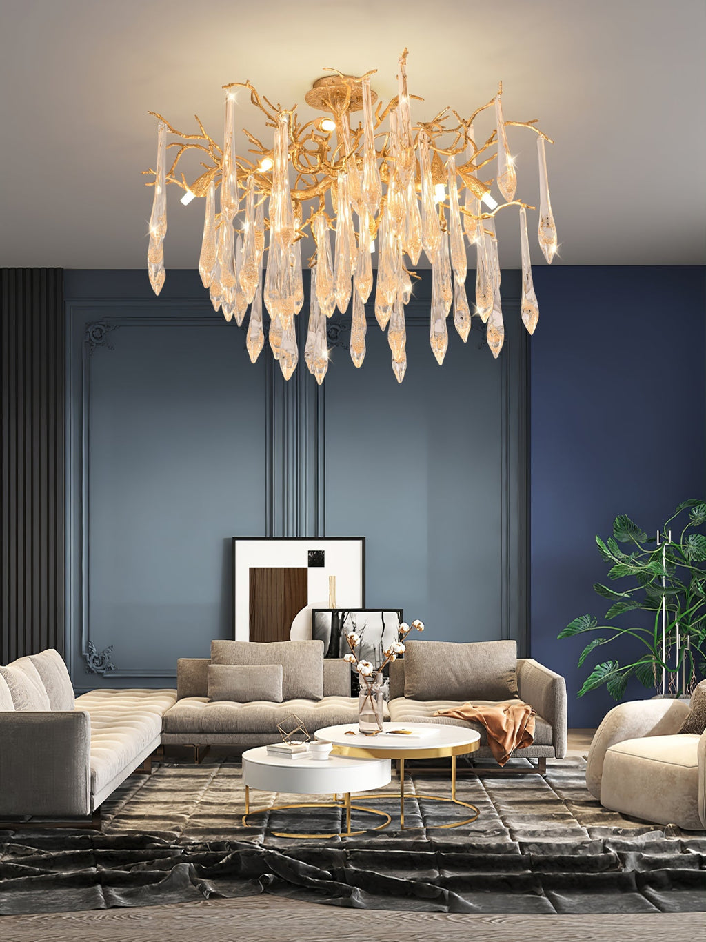 Glamour Glaze Chandelier