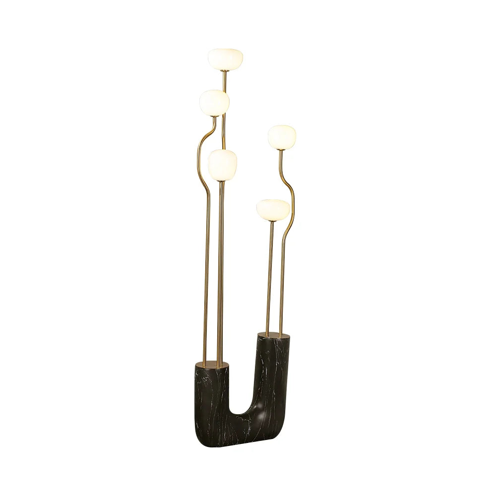 Glass Artistic Aria Bloom Floor Lamp