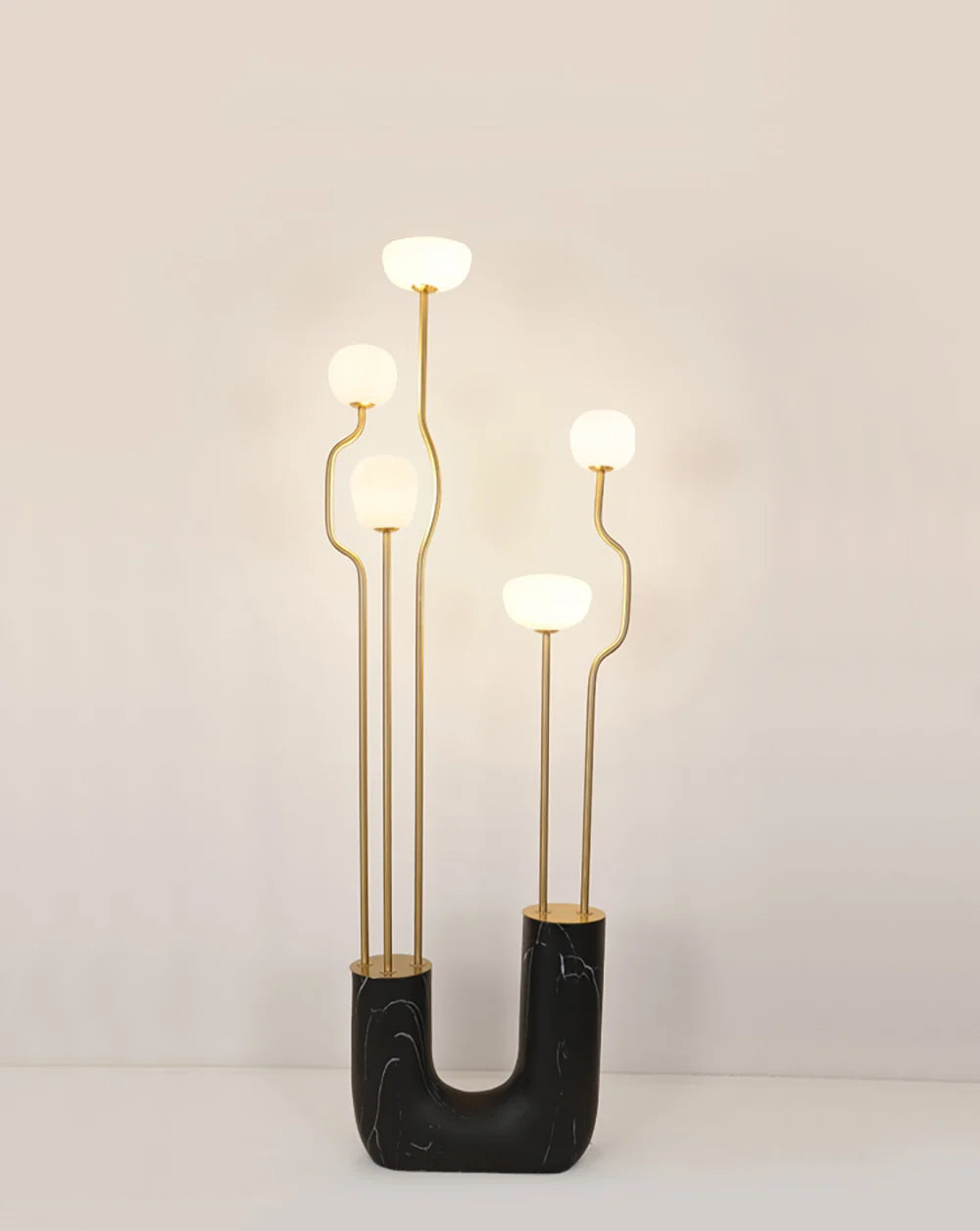 Glass Artistic Aria Bloom Floor Lamp
