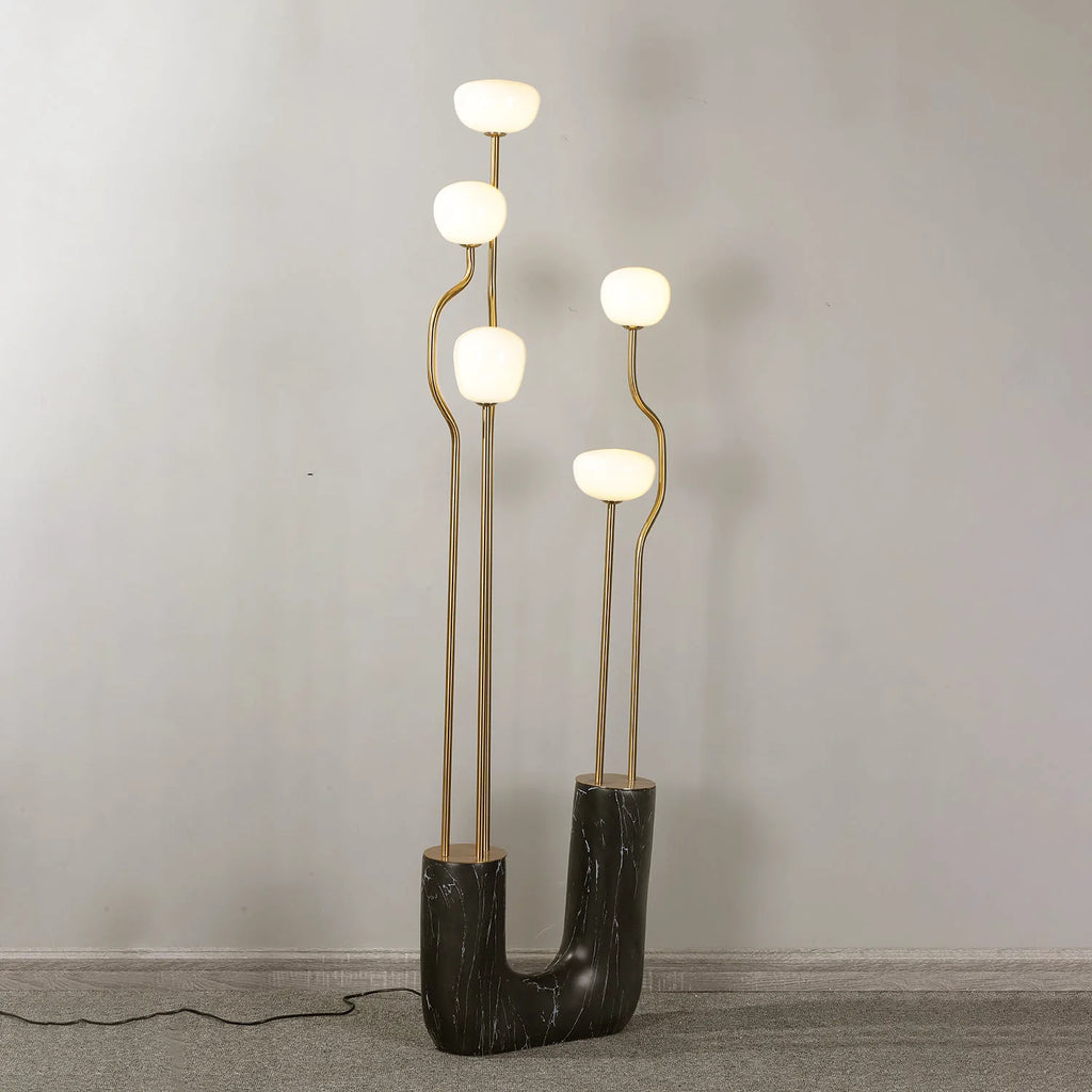 Glass Artistic Aria Bloom Floor Lamp