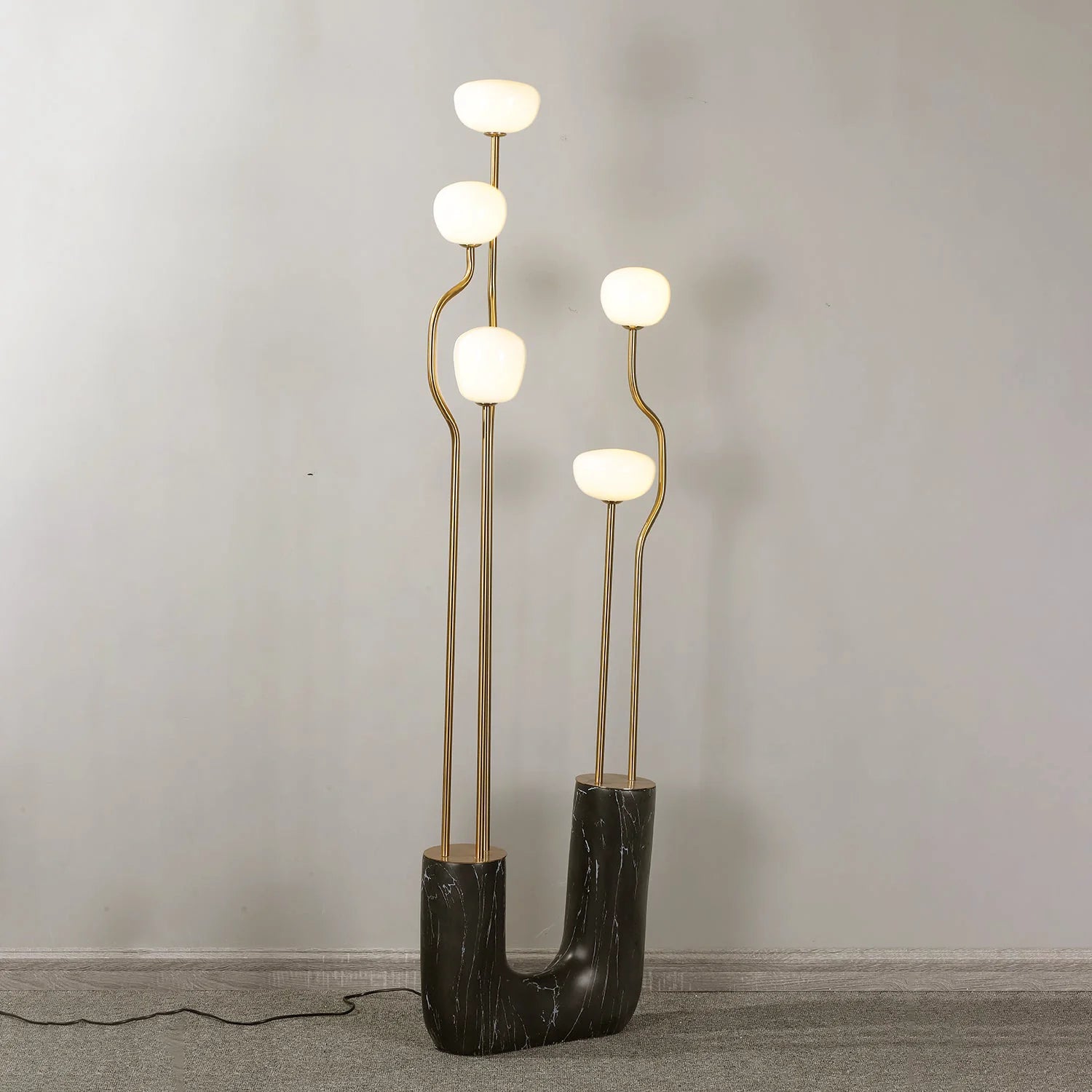 Glass Artistic Aria Bloom Floor Lamp