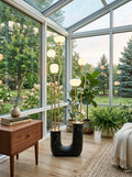 Glass Artistic Aria Bloom Floor Lamp