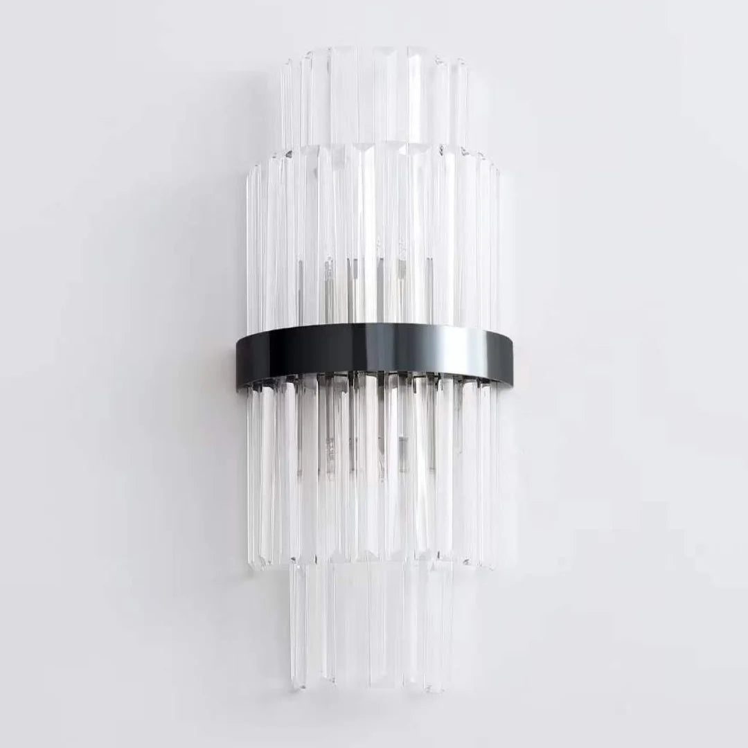 Rectangular Crystal Strip Elegant Wall Lamp