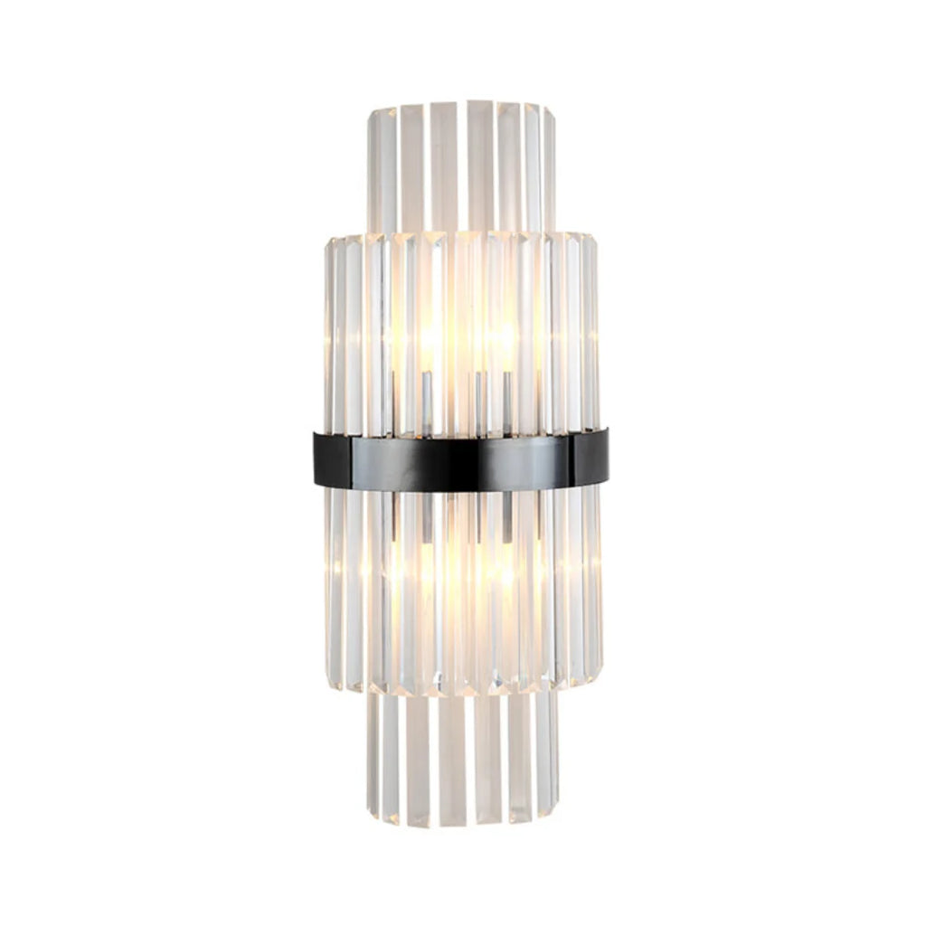 Rectangular Crystal Strip Elegant Wall Lamp