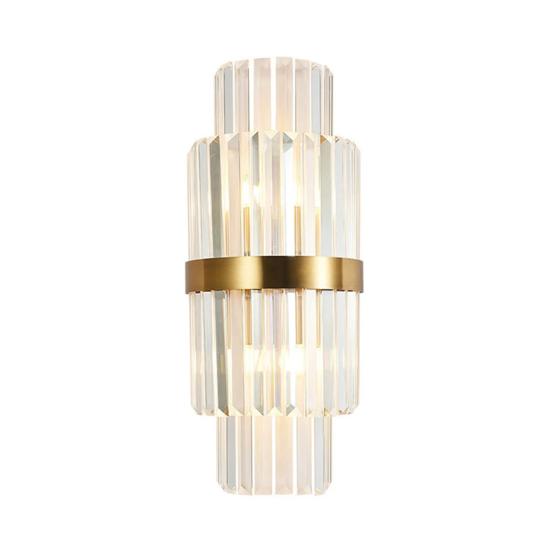 Rectangular Crystal Strip Elegant Wall Lamp