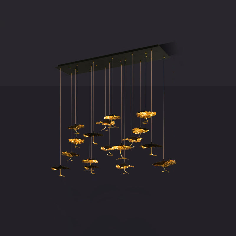 Brass Aviary Constellation Chandelier