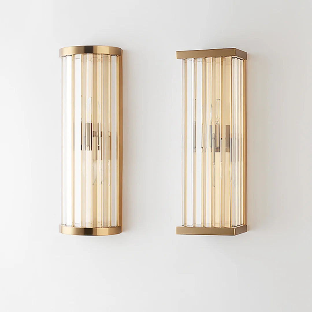 Golden Crystal Wall Lamp