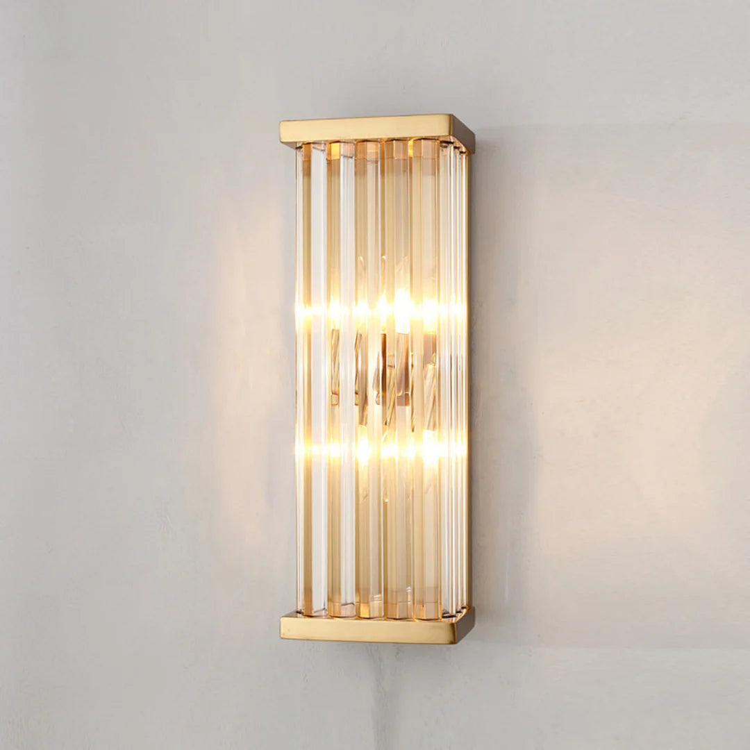 Golden Crystal Wall Lamp