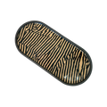 Avant Graphic Lacquered Oval Tray