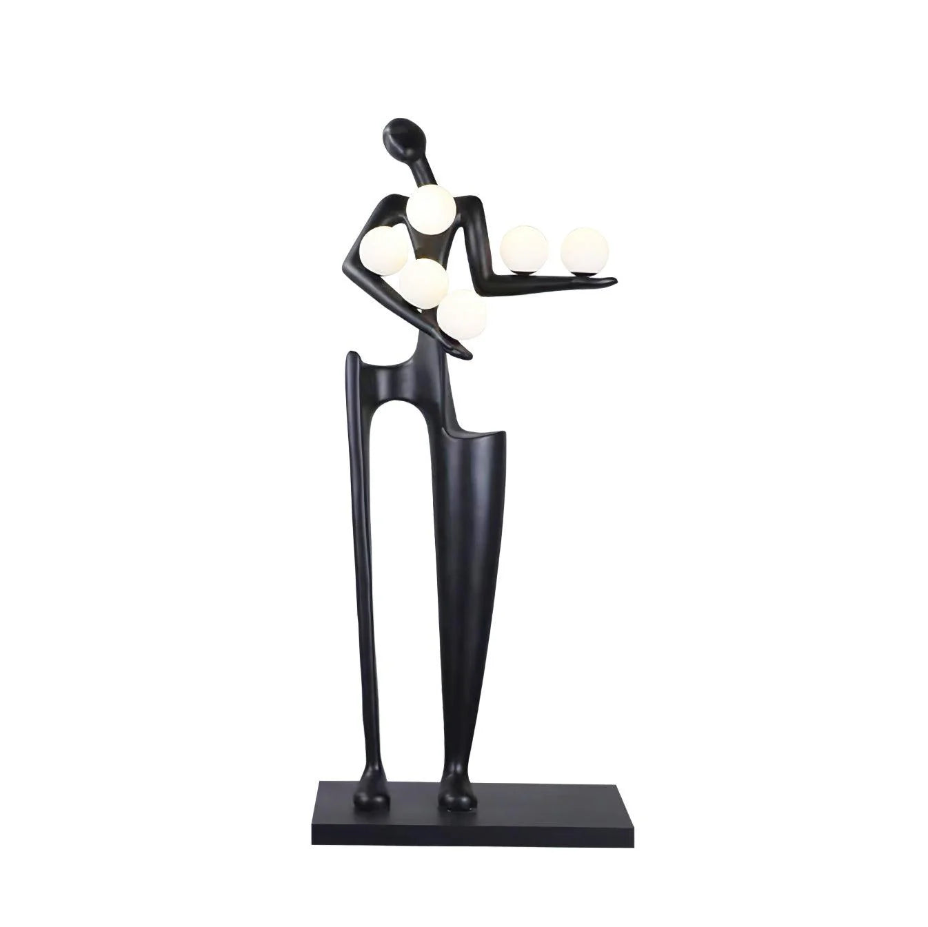 Greeter Sculpture Figure Floor Lamp