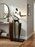 Greeter Sculpture Figure Floor Lamp
