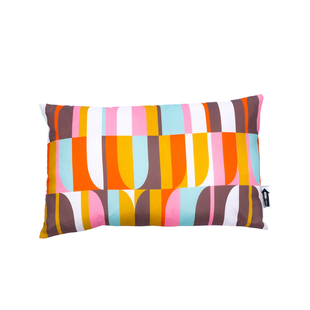 Groove double-sided Bolster Pillow - 11.8" x 19.7"
