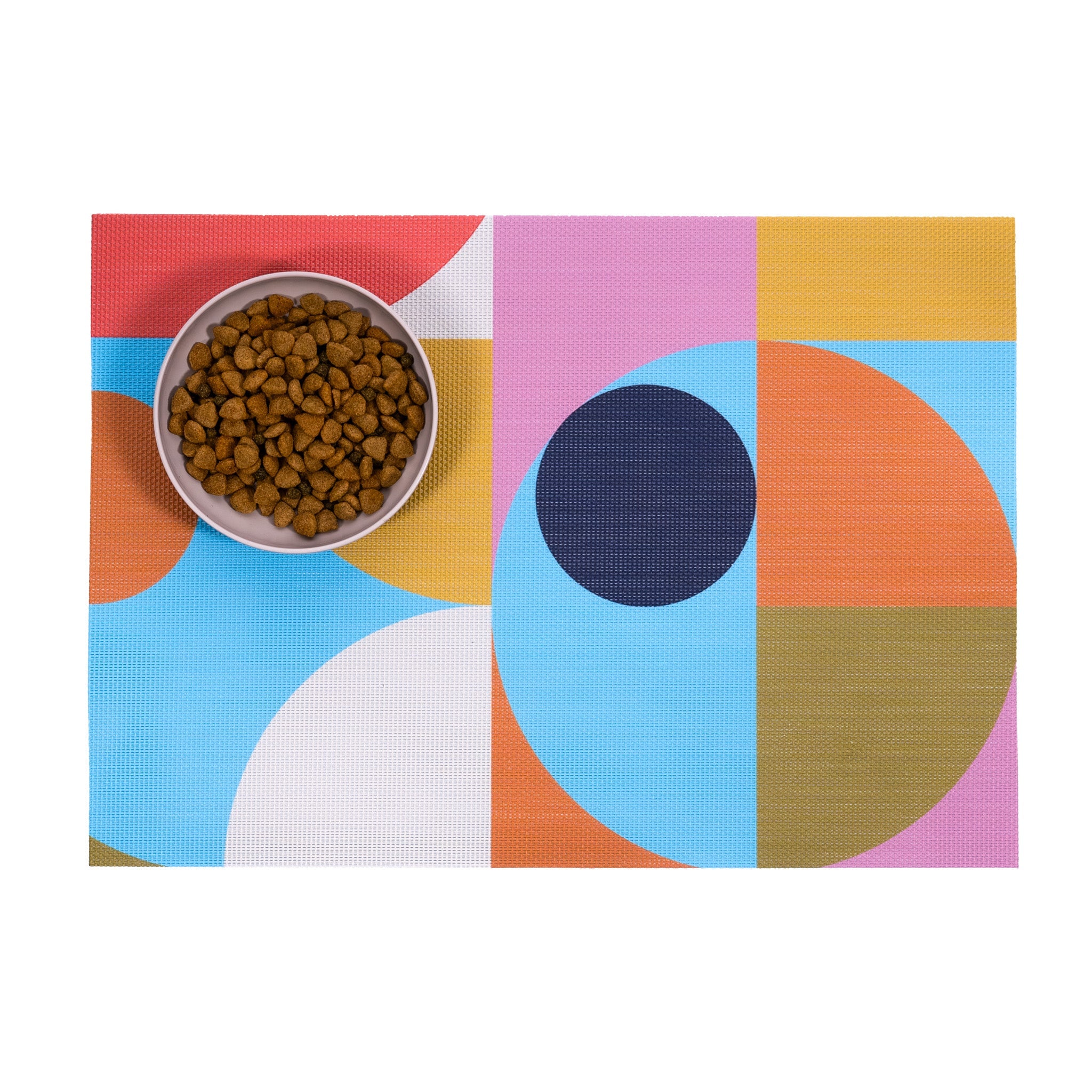 Gumball double-sided Woven Placemat-set of 4