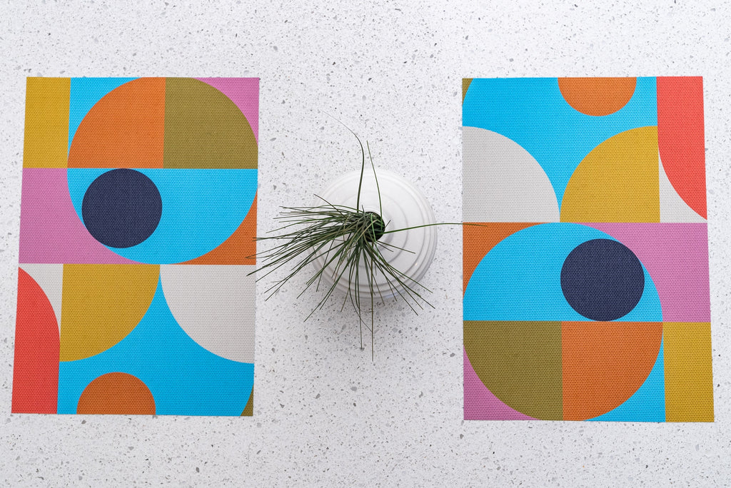 Gumball double-sided Woven Placemat
