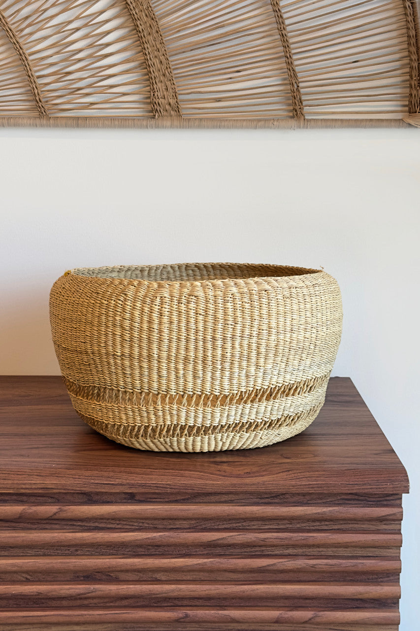 Perfect Planter - Round Mixed Weave