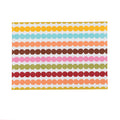 Pom Pom double-sided Woven Rectangular Placemat - set of 4