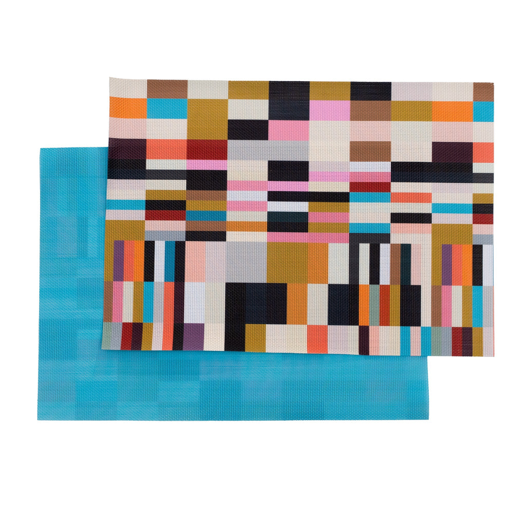 Pixelate double-sided Woven Rectangular Placemat
