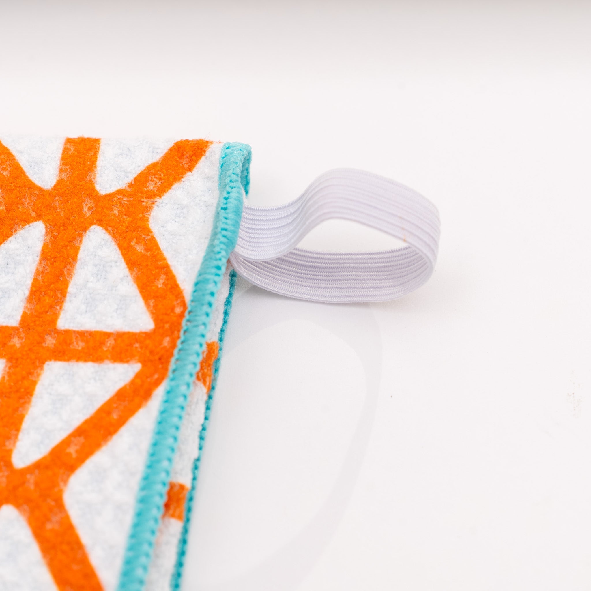 Orange Breeze Block Hand Towel 18" x 24"
