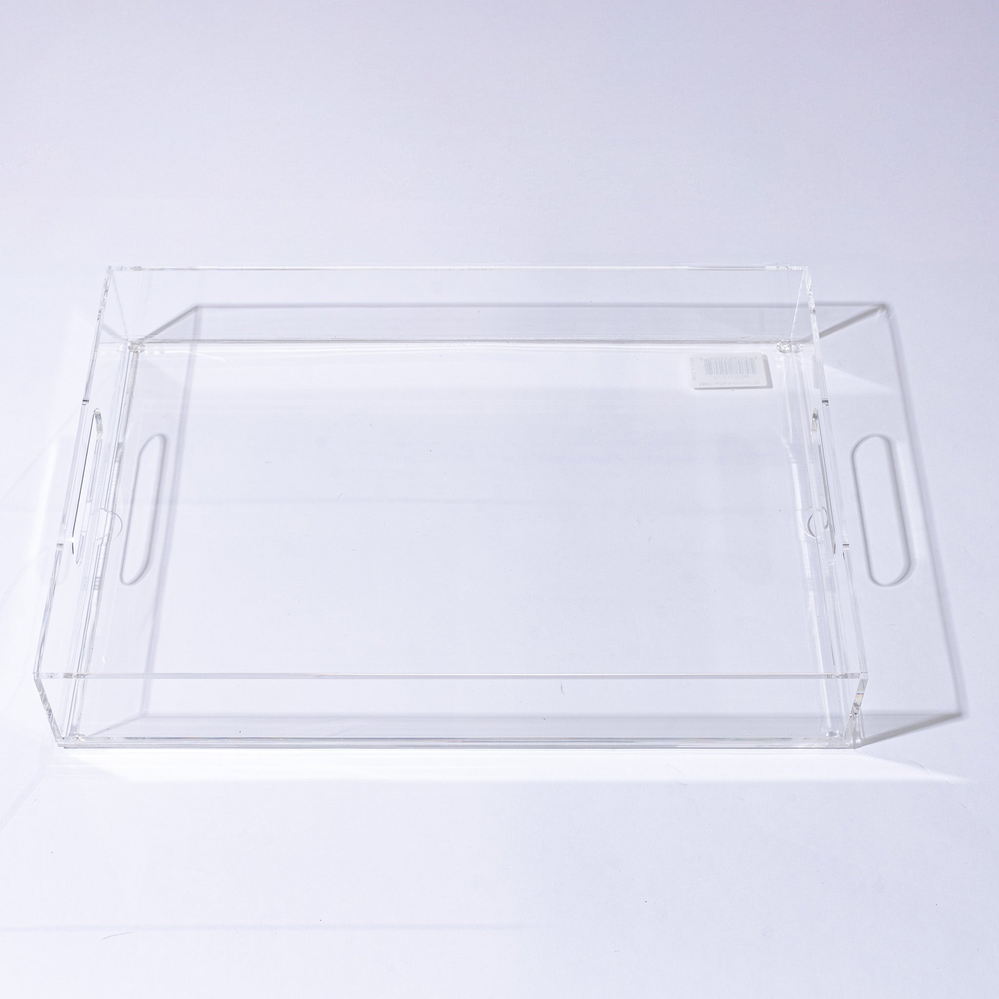 Levitate Acrylic Artwork+Serving Tray-17" x 12" x 2.75"-Clear