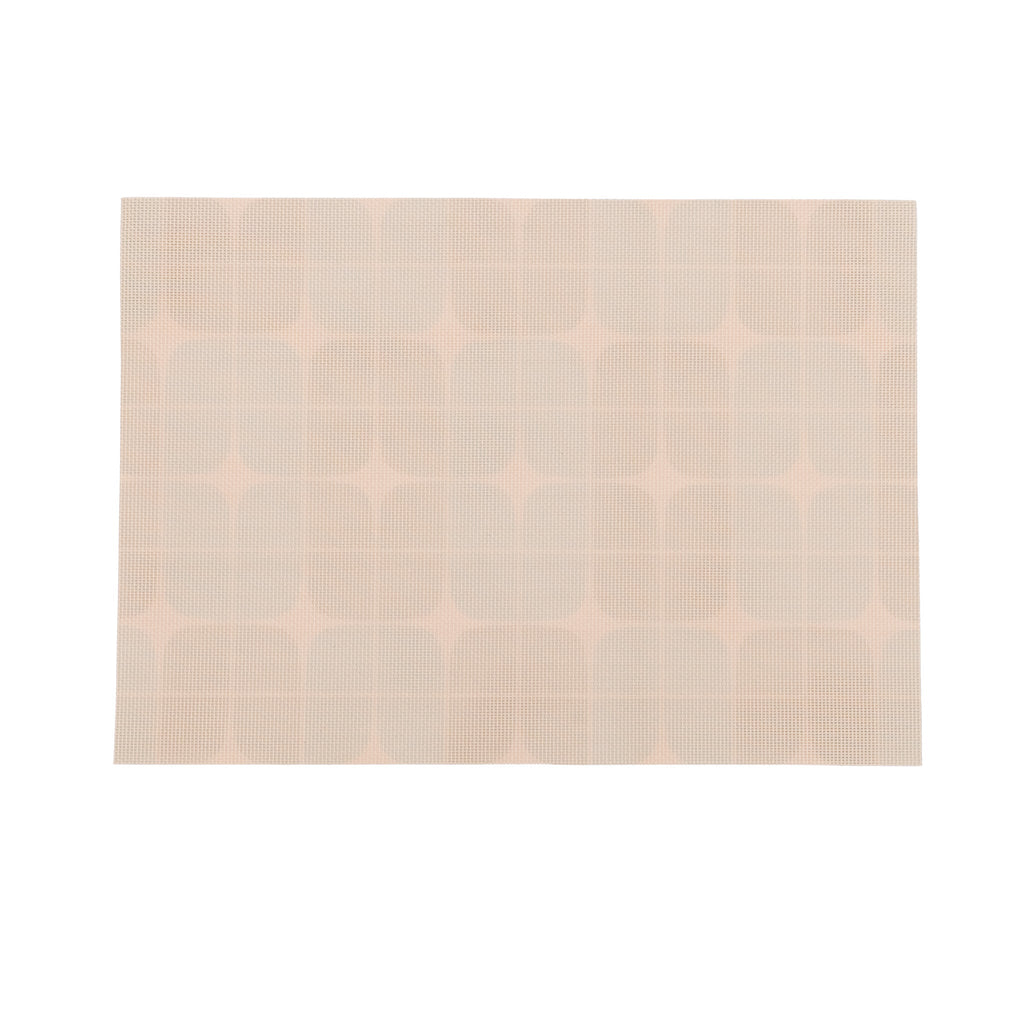 Intersection double-sided Woven Rectangular Placemat - set of 4