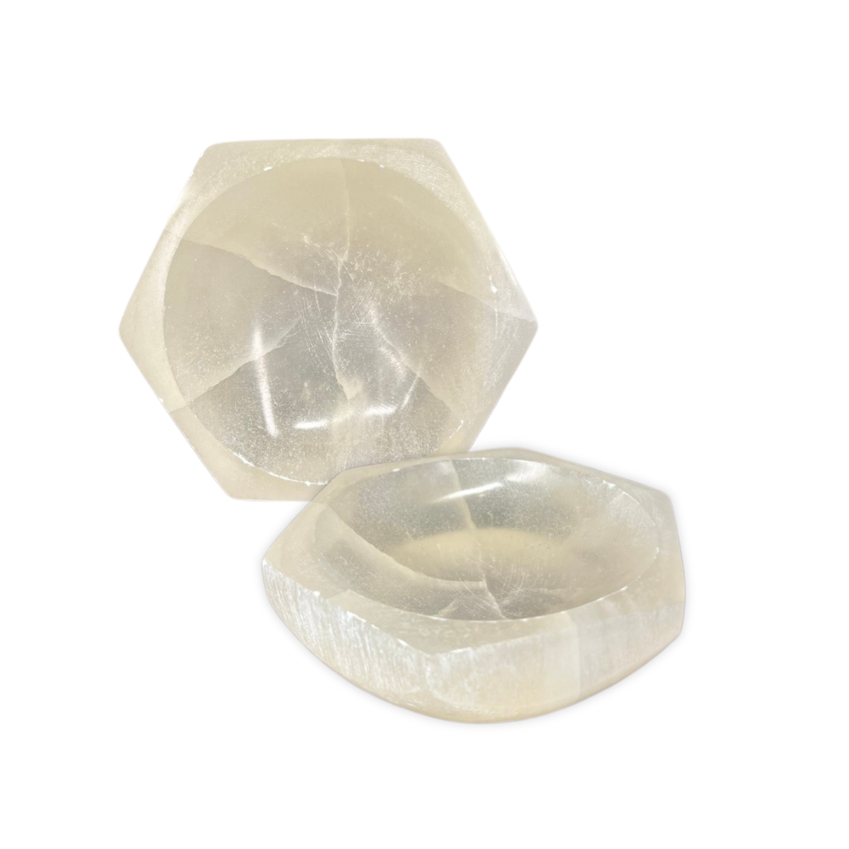 Hex Selenite Dish