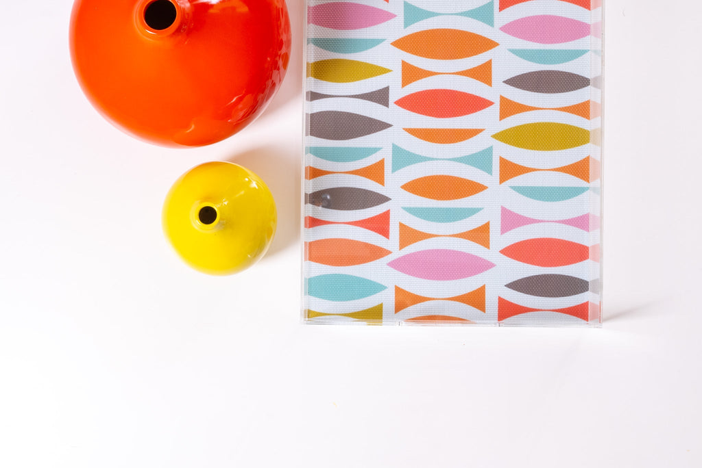 Levitate Acrylic Artwork+Serving Tray-17" x 12" x 2.75"-Clear