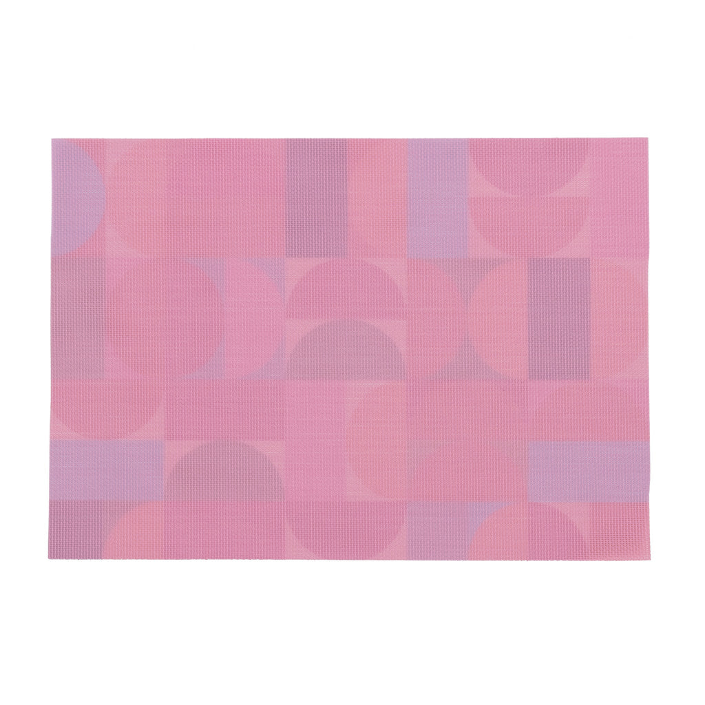 Geo double-sided Woven Rectangular Placemat - set of 4