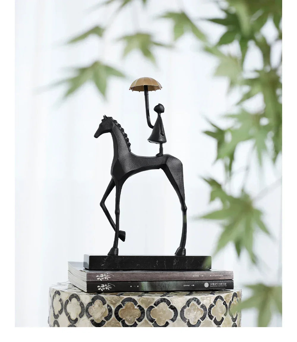 Horse Sculpture - Decorative Horse Figurine