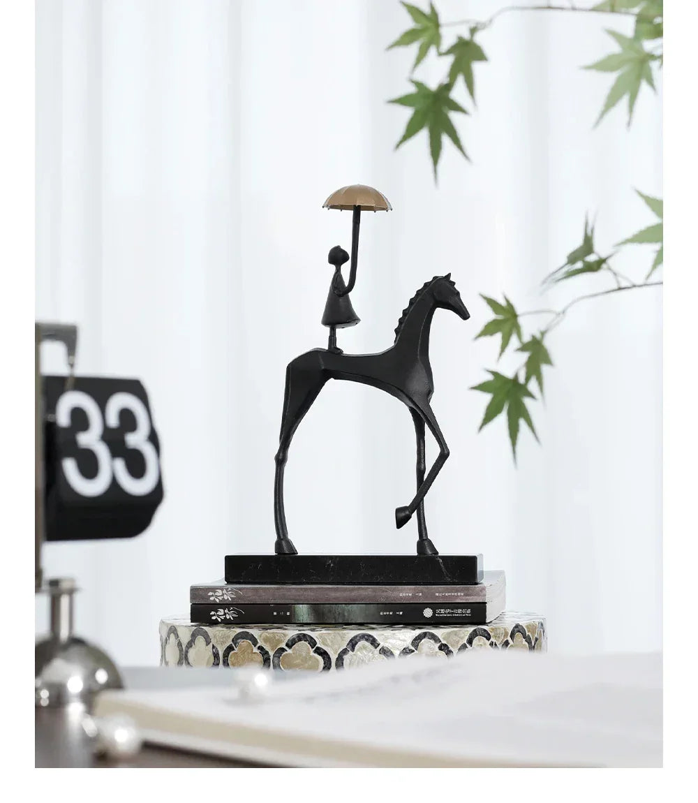 Horse Sculpture - Decorative Horse Figurine