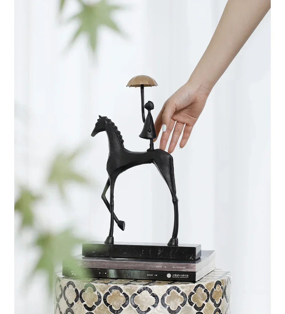 Horse Sculpture - Decorative Horse Figurine