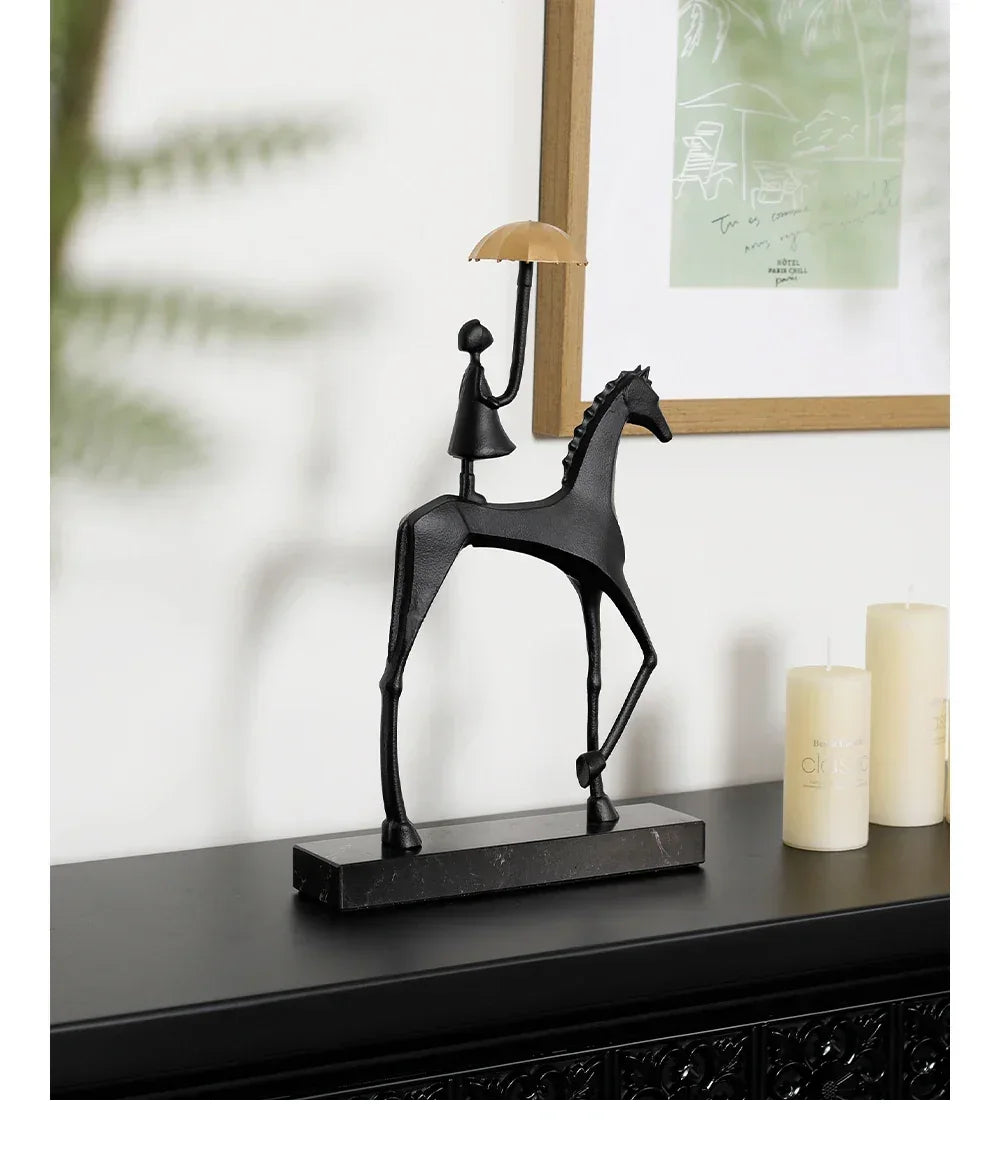 Horse Sculpture - Decorative Horse Figurine