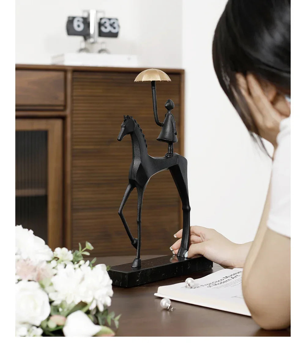 Horse Sculpture - Decorative Horse Figurine