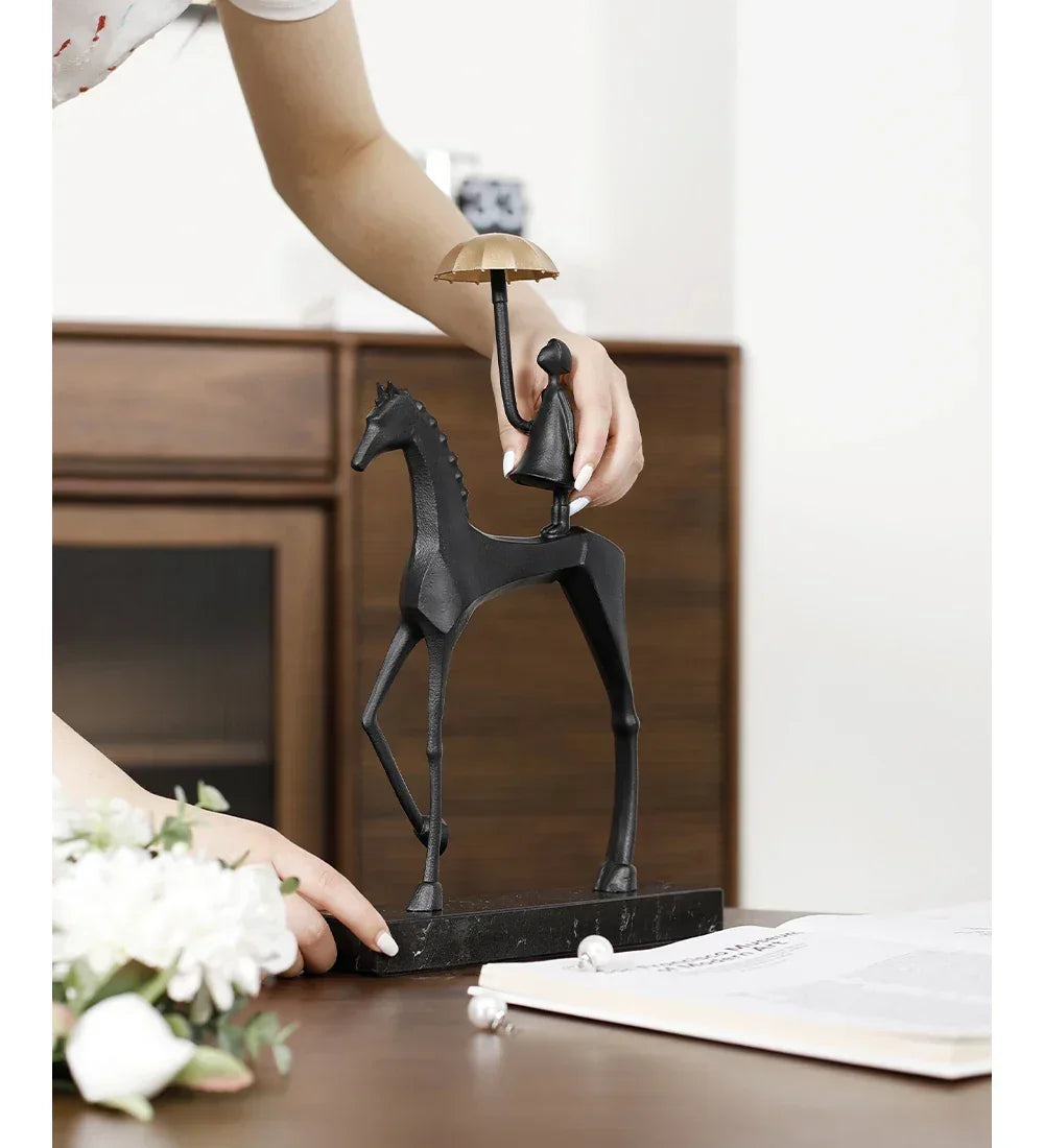 Horse Sculpture - Decorative Horse Figurine