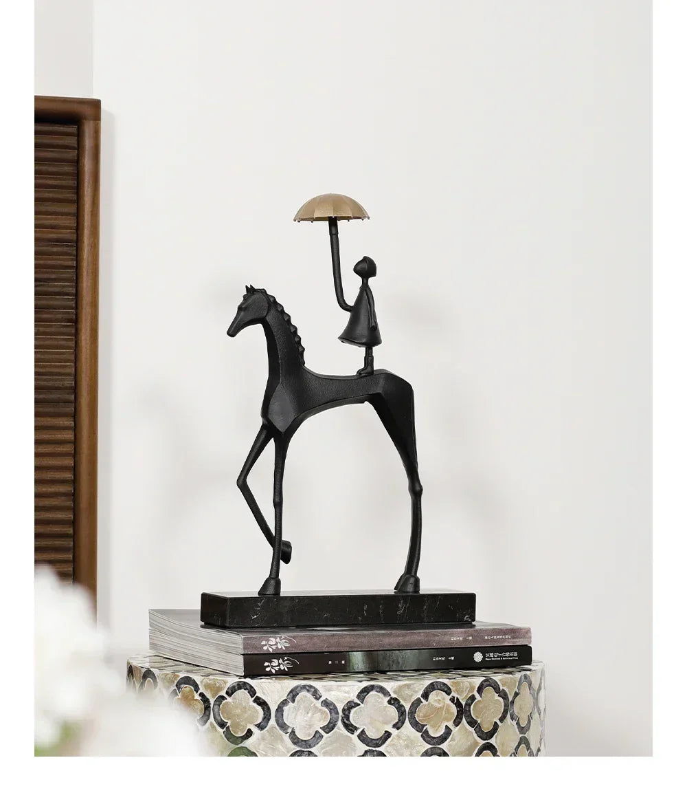 Horse Sculpture - Decorative Horse Figurine