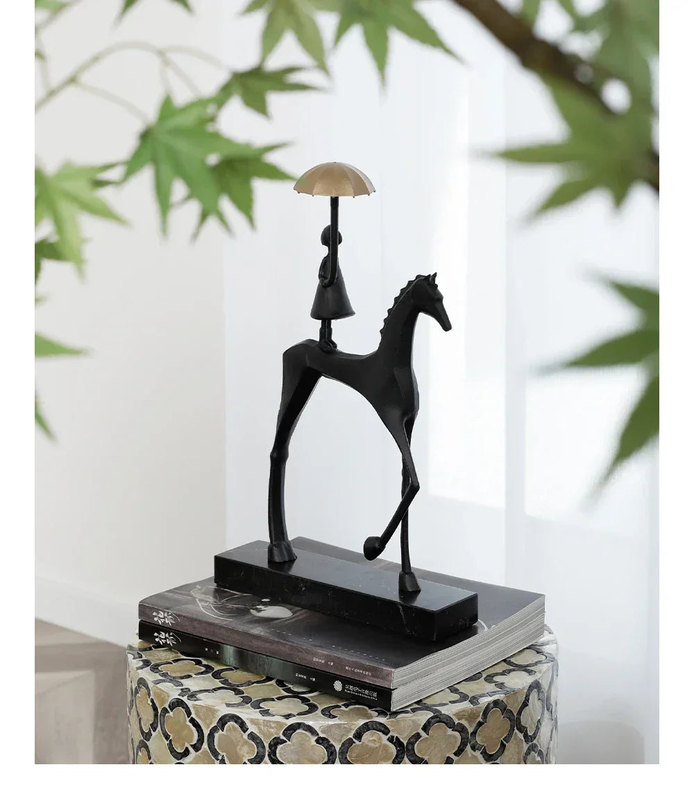 Horse Sculpture - Decorative Horse Figurine