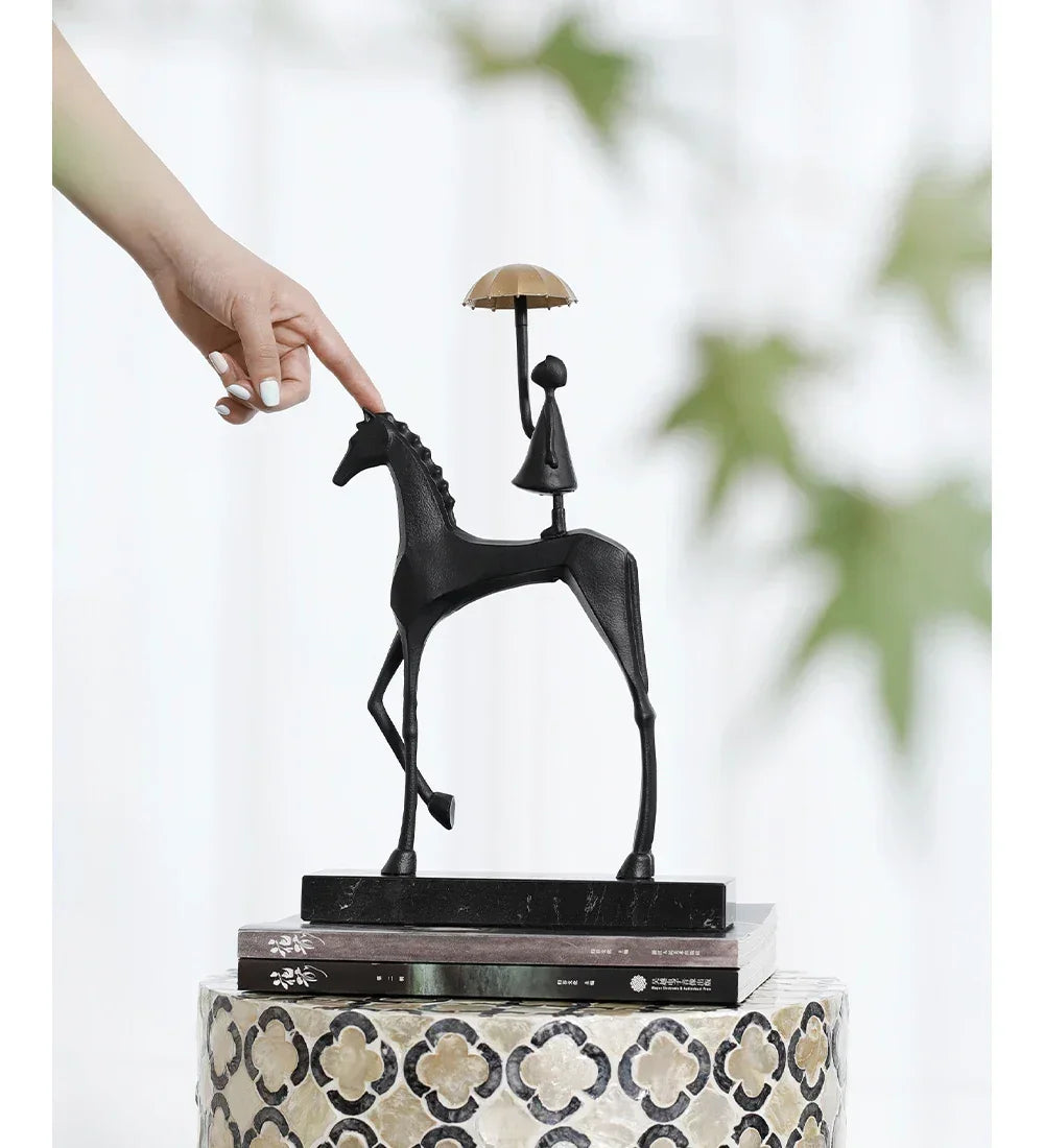 Horse Sculpture - Decorative Horse Figurine