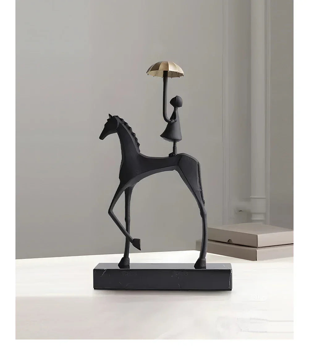 Horse Sculpture - Decorative Horse Figurine