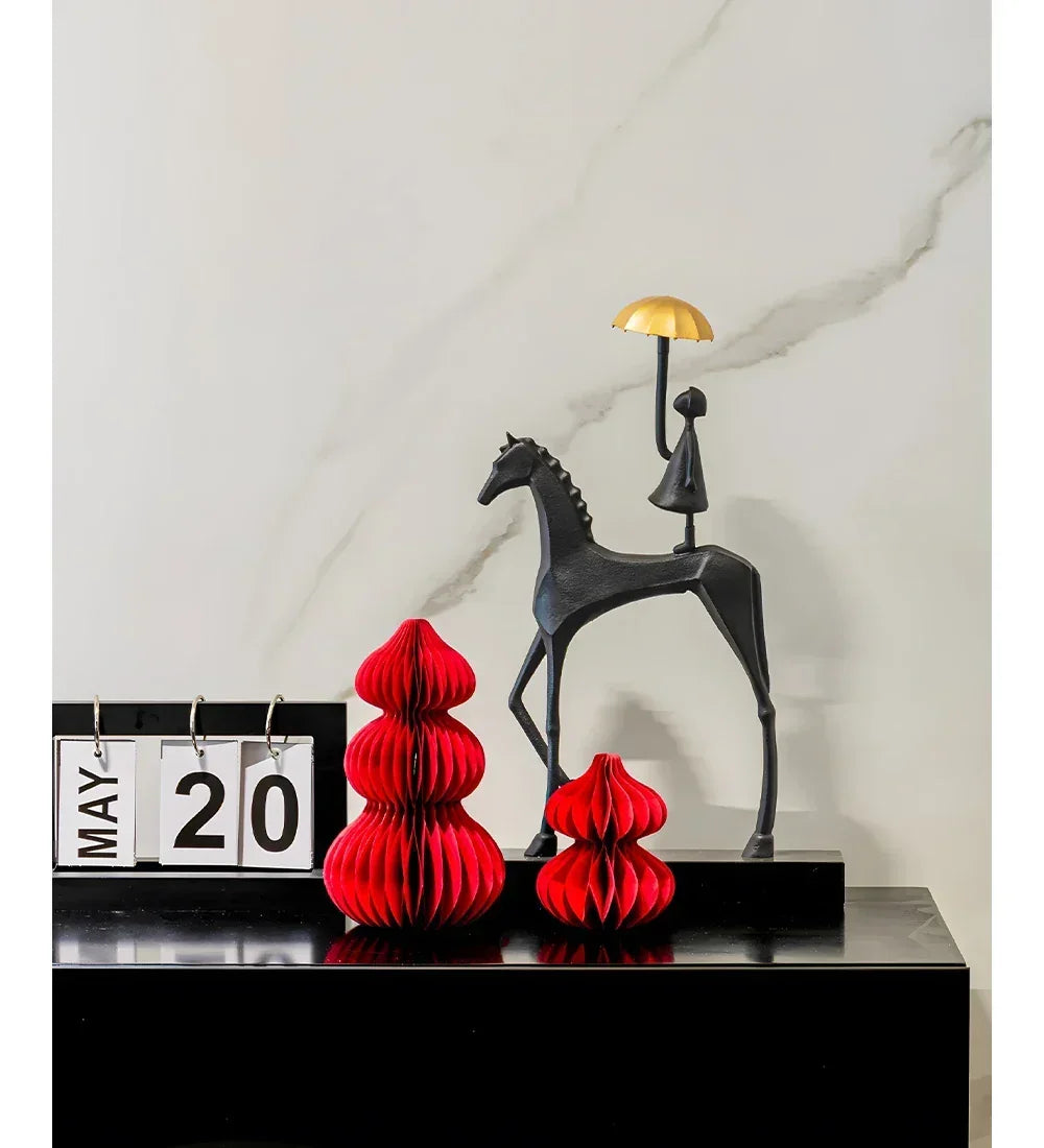 Horse Sculpture - Decorative Horse Figurine