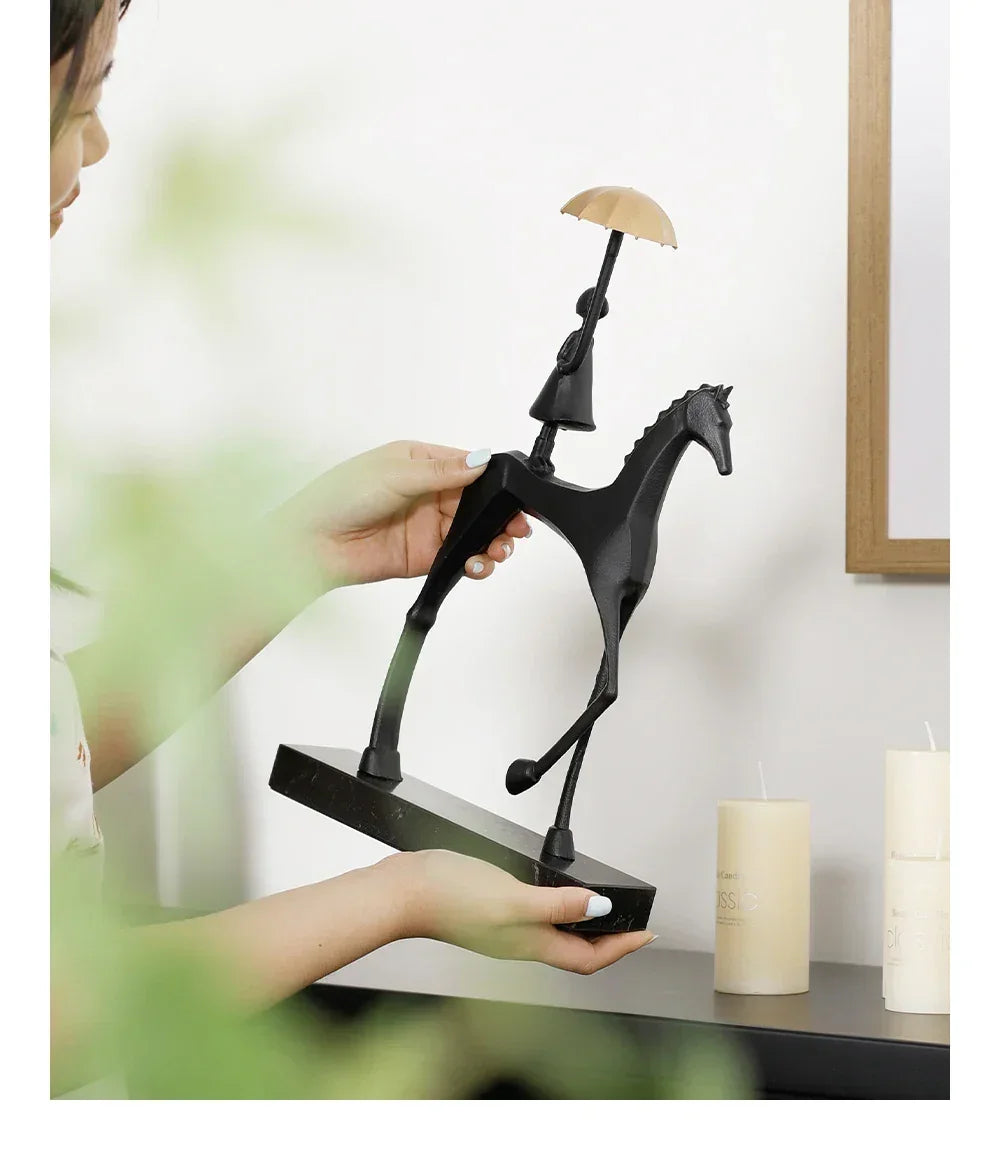 Horse Sculpture - Decorative Horse Figurine