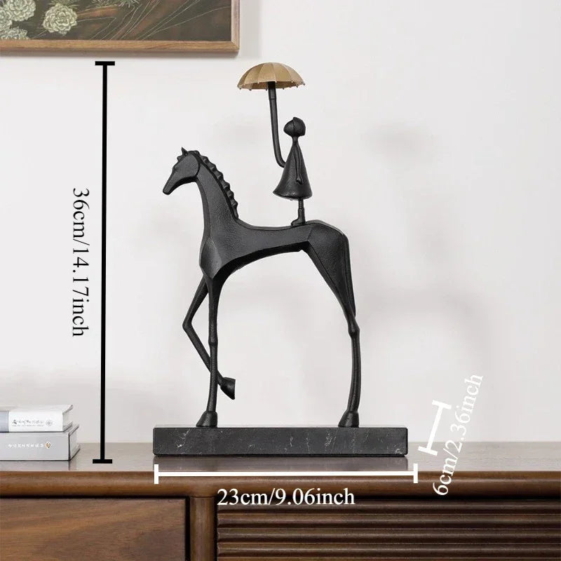 Horse Sculpture - Decorative Horse Figurine