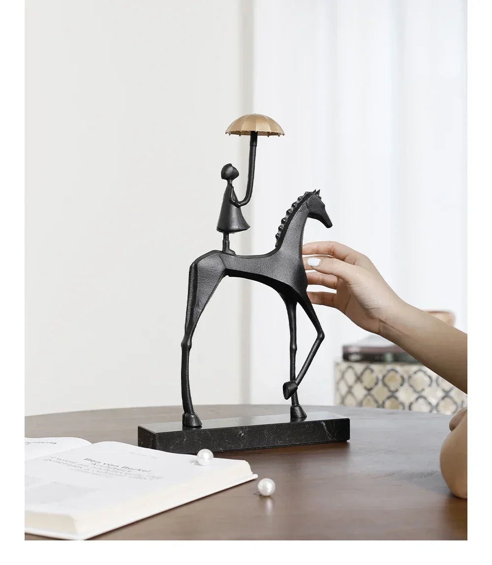 Horse Sculpture - Decorative Horse Figurine