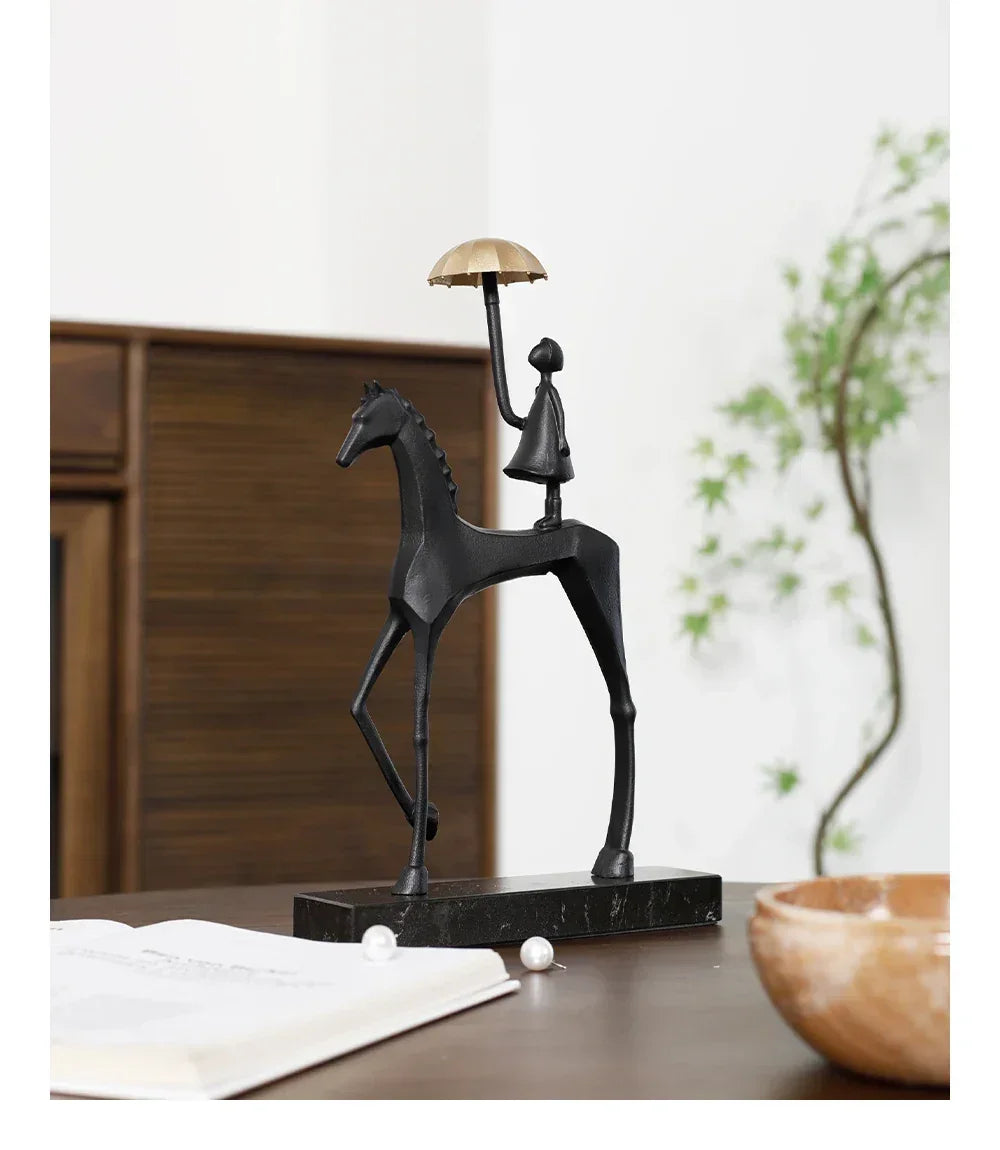 Horse Sculpture - Decorative Horse Figurine