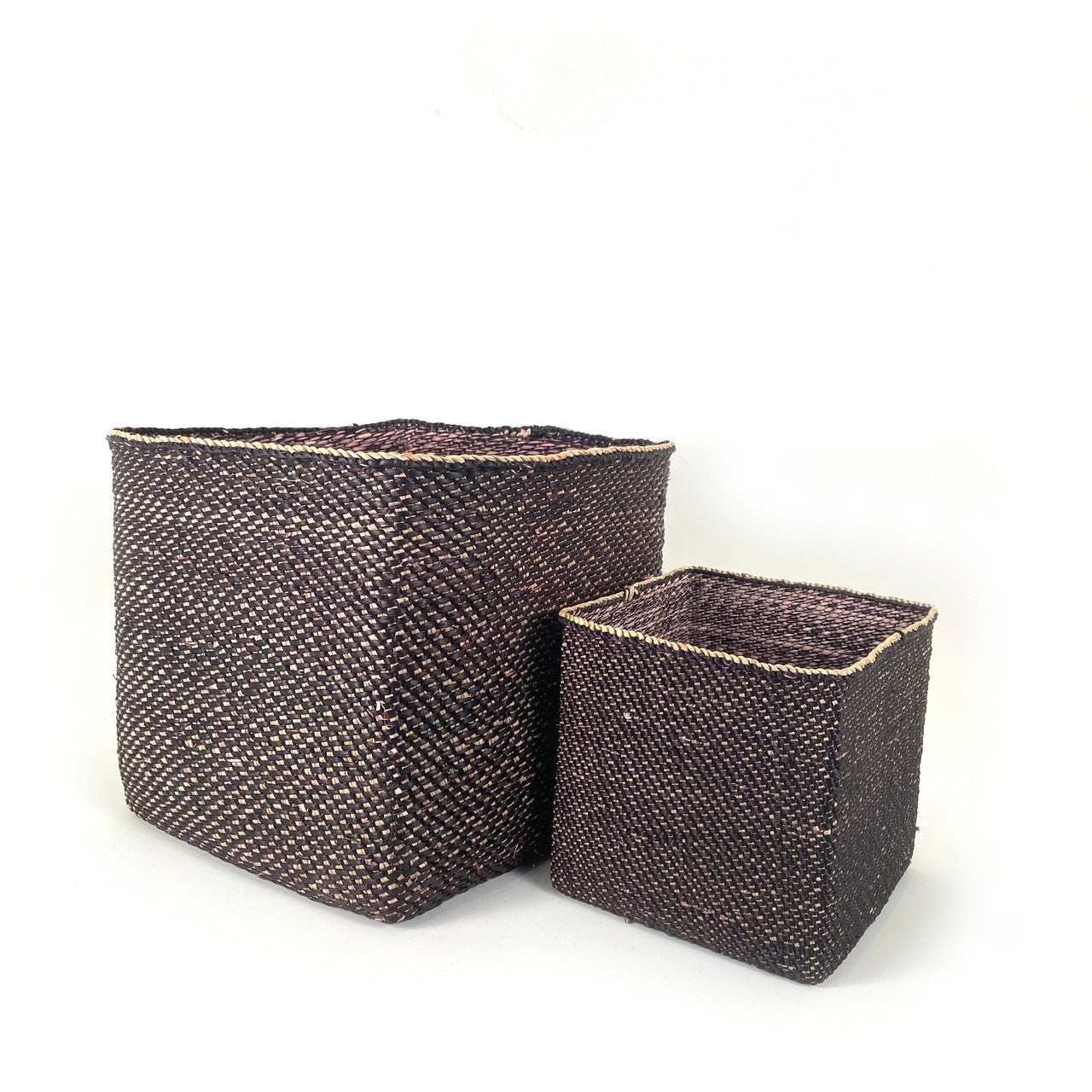 Square Light Black Iringa Basket