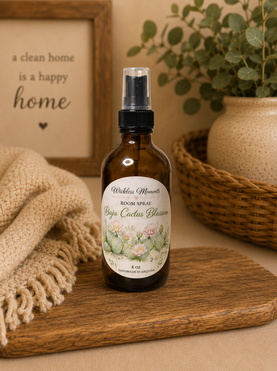 Baja Cactus Blossom Luxury Room Spray | 4 oz