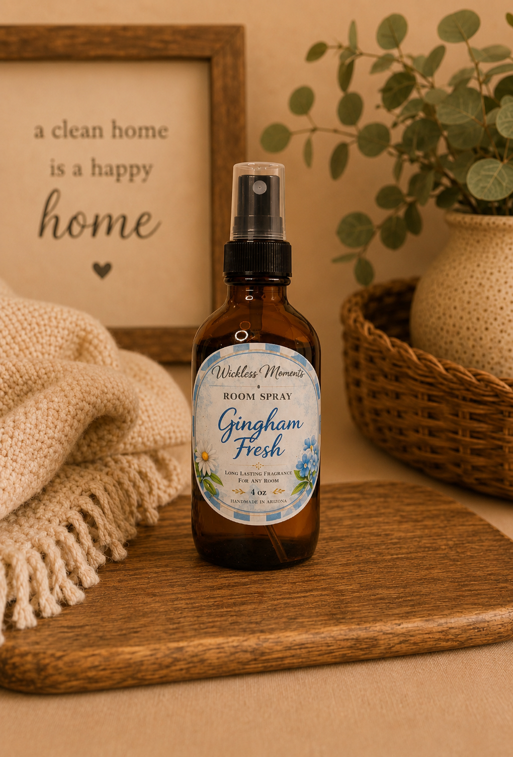 Gingham Fresh Luxury Room Spray | 4 oz