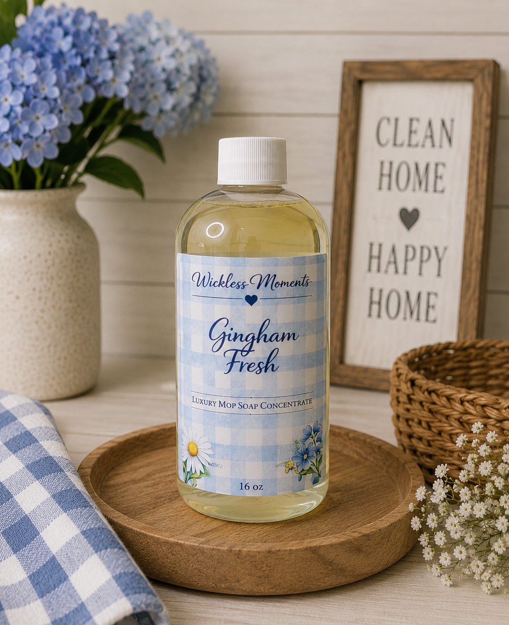 Gingham Fresh Luxury Mop Soap Concentrate | 16 oz