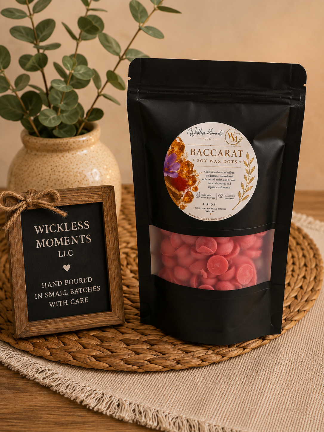 Baccarat Soy Wax Melt Dots | Medium Bag 4.5 oz