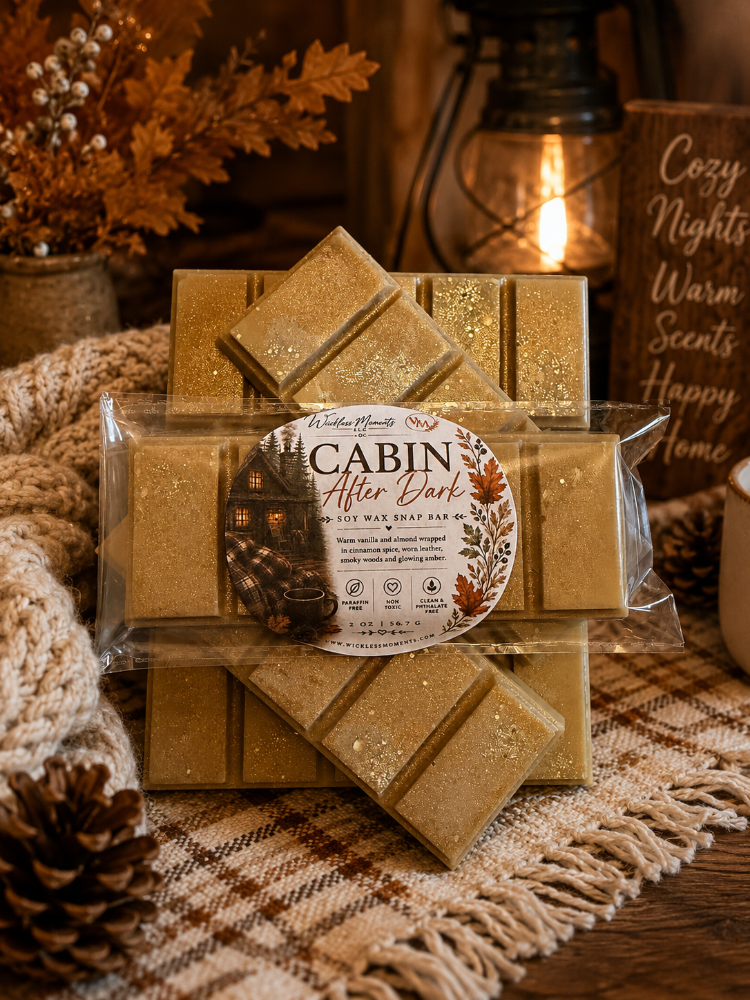 Cabin After Dark Soy Wax Snap Bar | 2 oz