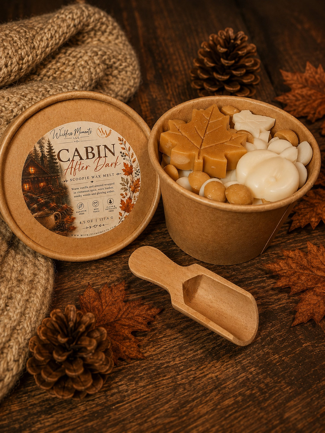 Cabin After Dark Scoopie Wax Melt Cup | 4.5 oz